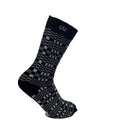 Image for Black and White Checkered Bamboo Socks