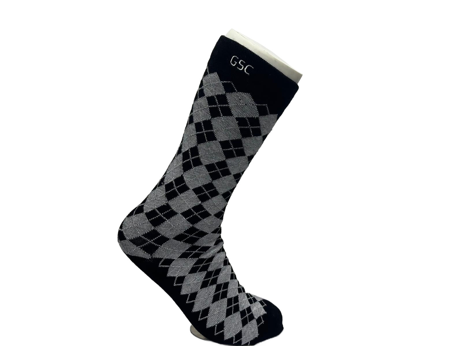 Black and Grey Argyle Pattern Socks Generic Socks Company Black and Grey Argyle Pattern Socks Generic Socks Company